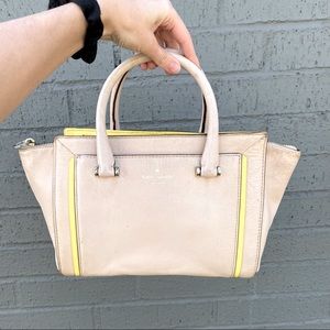 Kate Spade New York - Orley Garrett St - Cream/Yellow Satchel / Tote / carryall